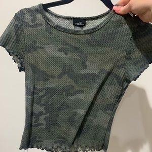 Rue 21 camo t  shirt
